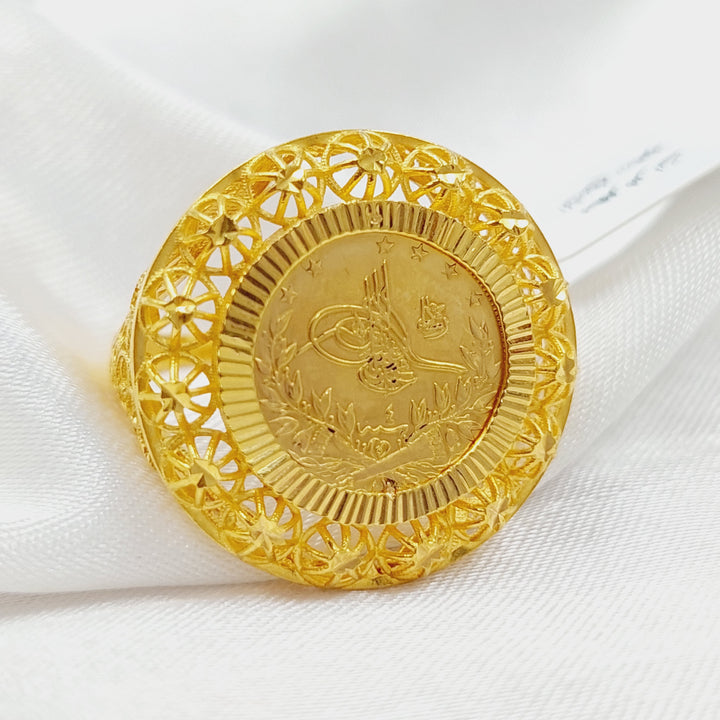 21K Gold Rashadi Ring by Saeed Jewelry - Image 3