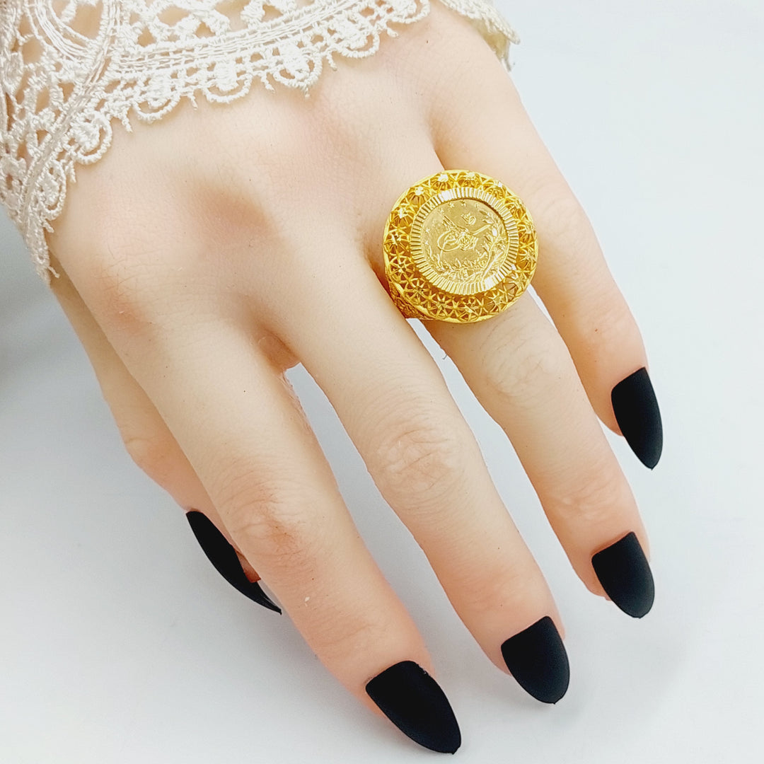 21K Gold Rashadi Ring by Saeed Jewelry - Image 5