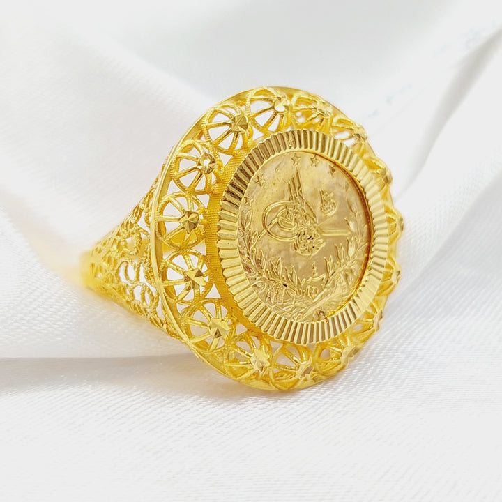 21K Gold Rashadi Ring by Saeed Jewelry - Image 1