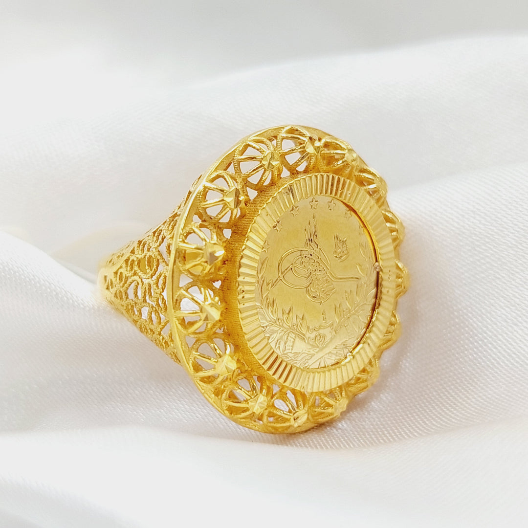 21K Gold Rashadi Ring by Saeed Jewelry - Image 7