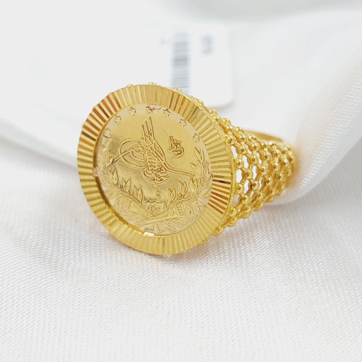 21K Gold Rashadi Ring by Saeed Jewelry - Image 5