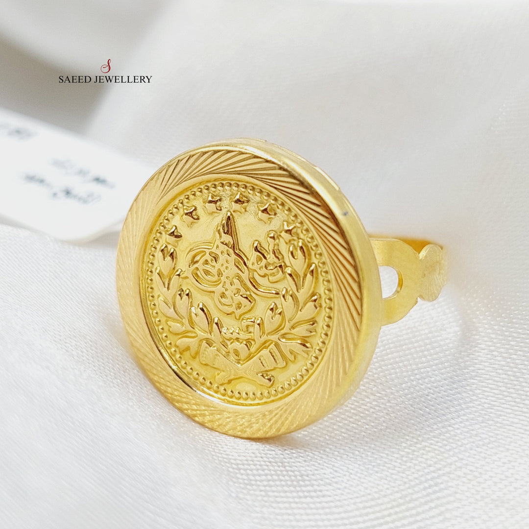 21K Gold Rashadi Ring by Saeed Jewelry - Image 4