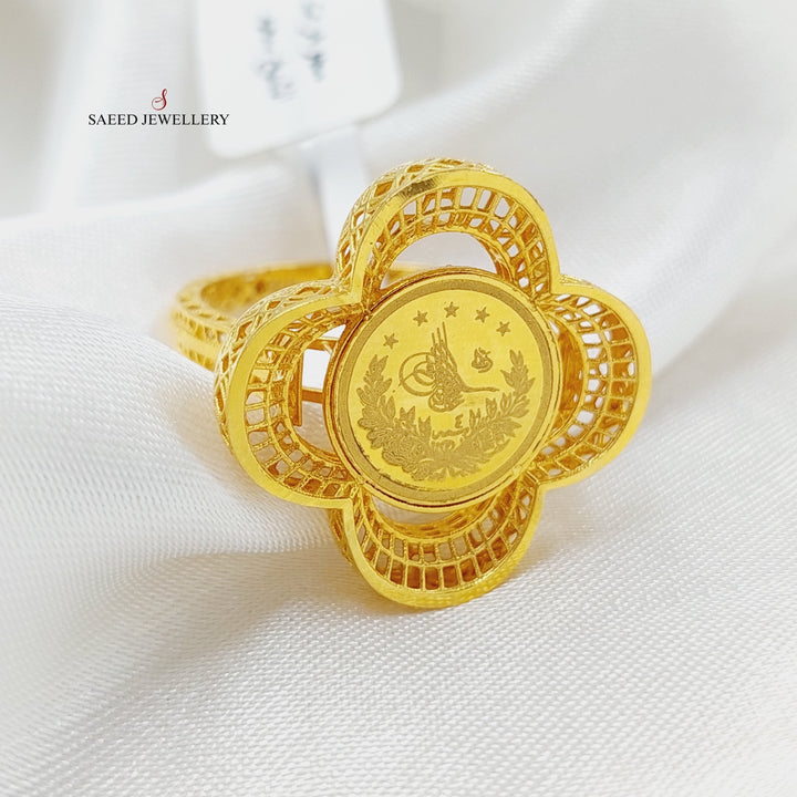 21K Gold Rashadi Ring by Saeed Jewelry - Image 4