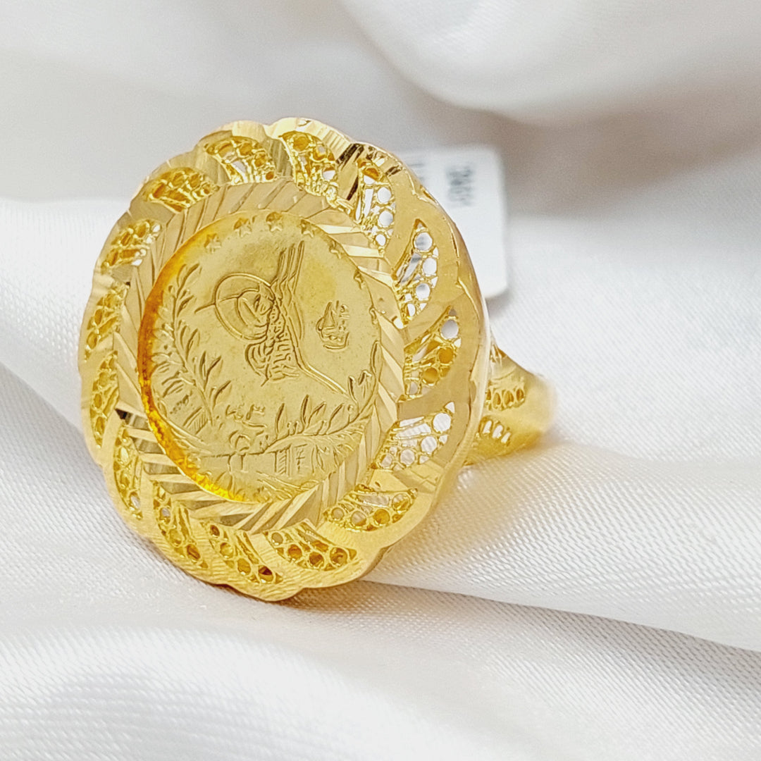 21K Gold Rashadi Ring by Saeed Jewelry - Image 5