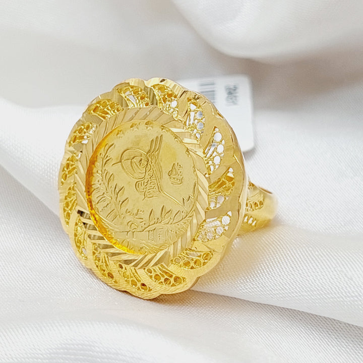 21K Gold Rashadi Ring by Saeed Jewelry - Image 1