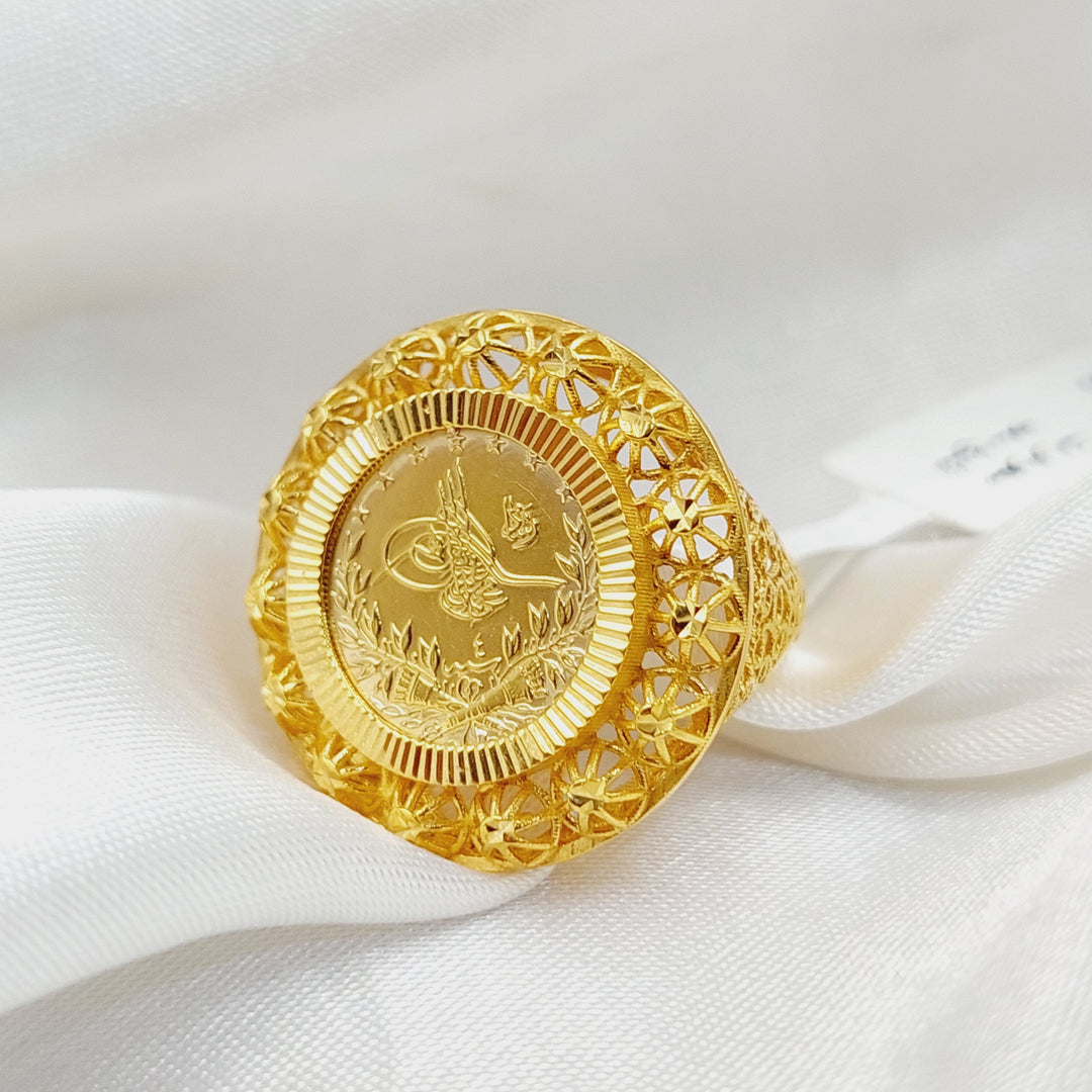 21K Gold Rashadi Ring by Saeed Jewelry - Image 4