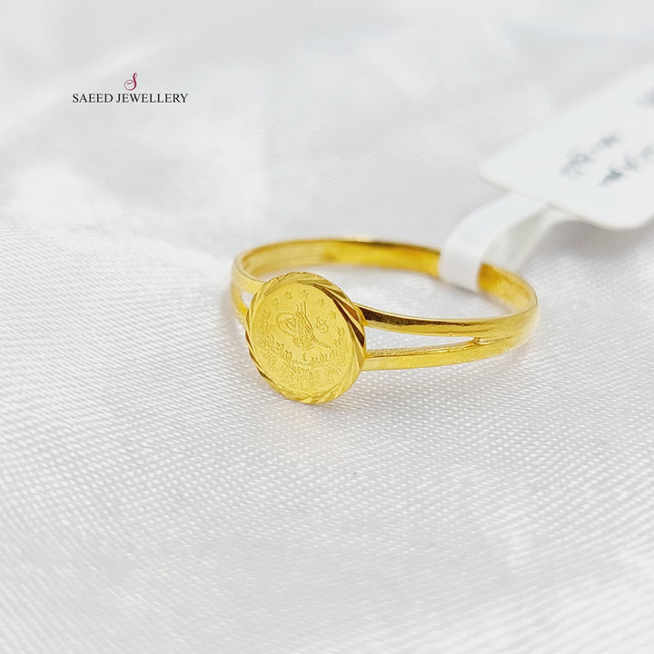 21K Gold Rashadi Ring by Saeed Jewelry - Image 3