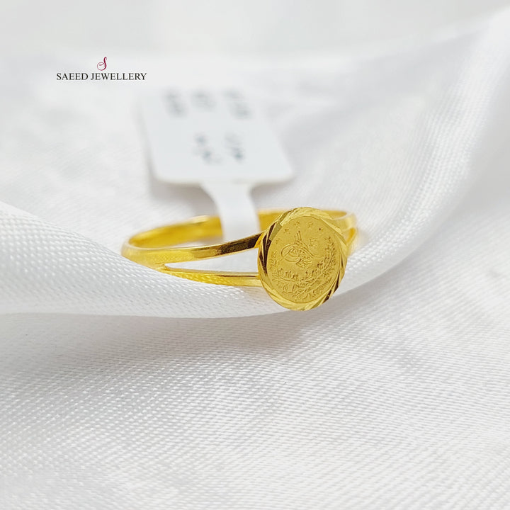 21K Gold Rashadi Ring by Saeed Jewelry - Image 4