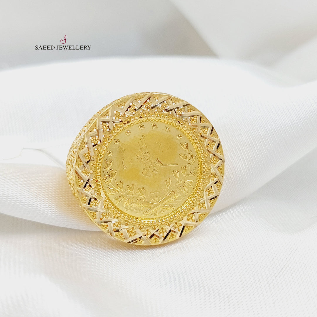 Rashadi Ring  Made Of 21K Yellow Gold by Saeed Jewelry-30323
