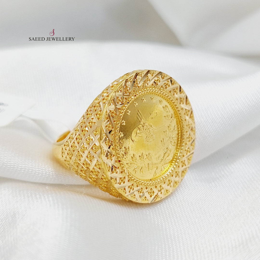 Rashadi Ring  Made Of 21K Yellow Gold by Saeed Jewelry-30323