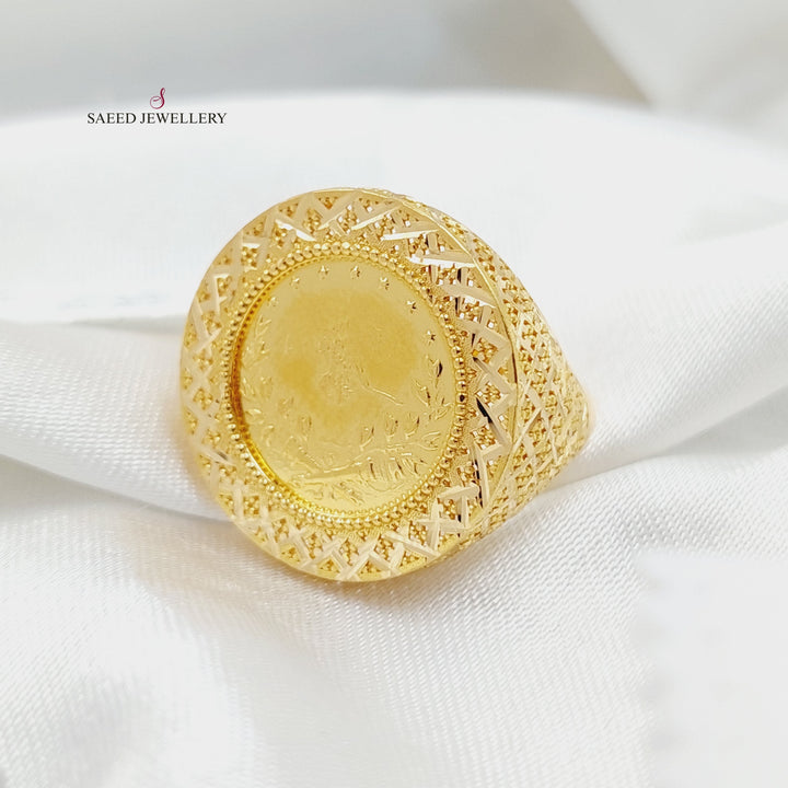 Rashadi Ring  Made Of 21K Yellow Gold by Saeed Jewelry-30323