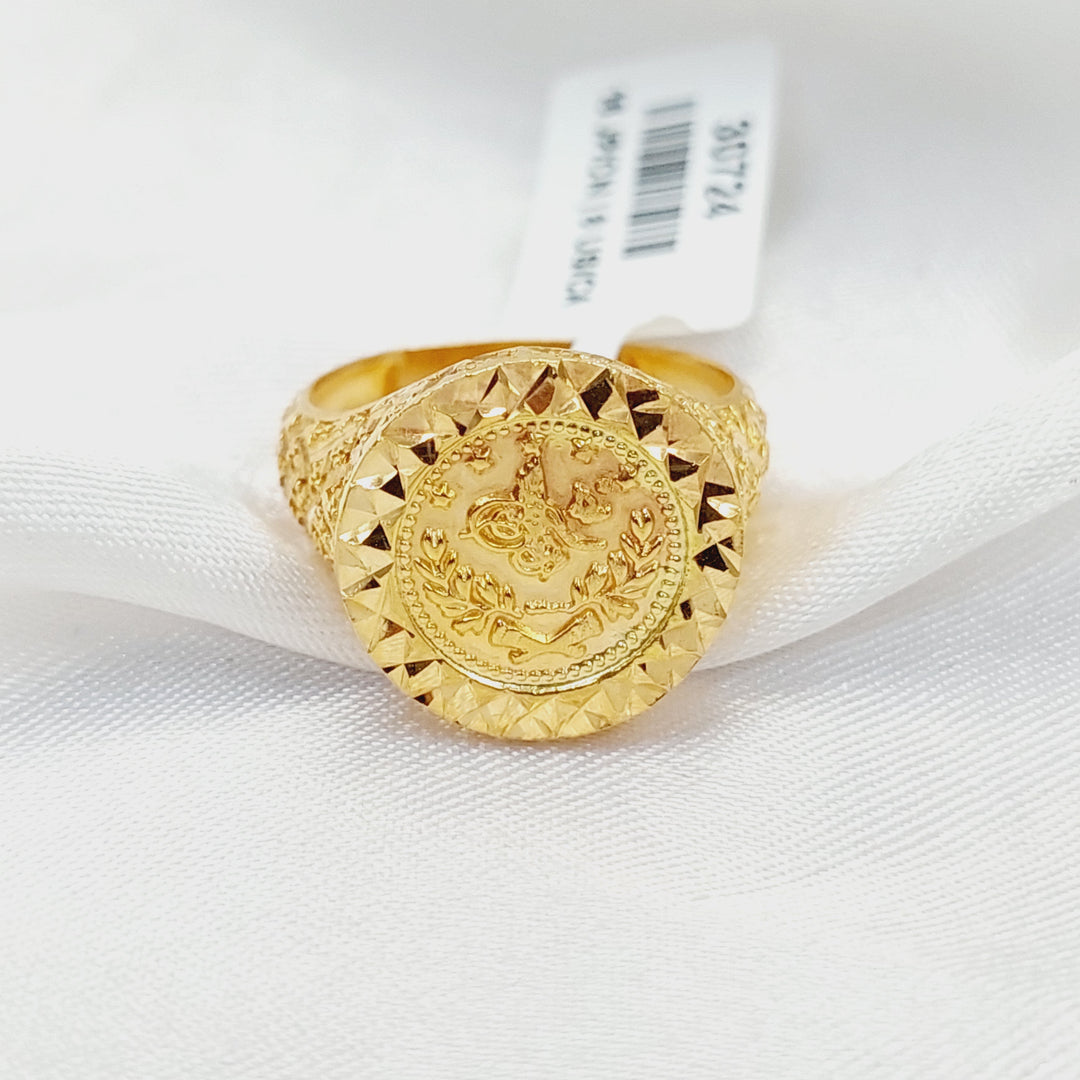 Rashadi Ring  Made Of 21K Yellow Gold by Saeed Jewelry-30724
