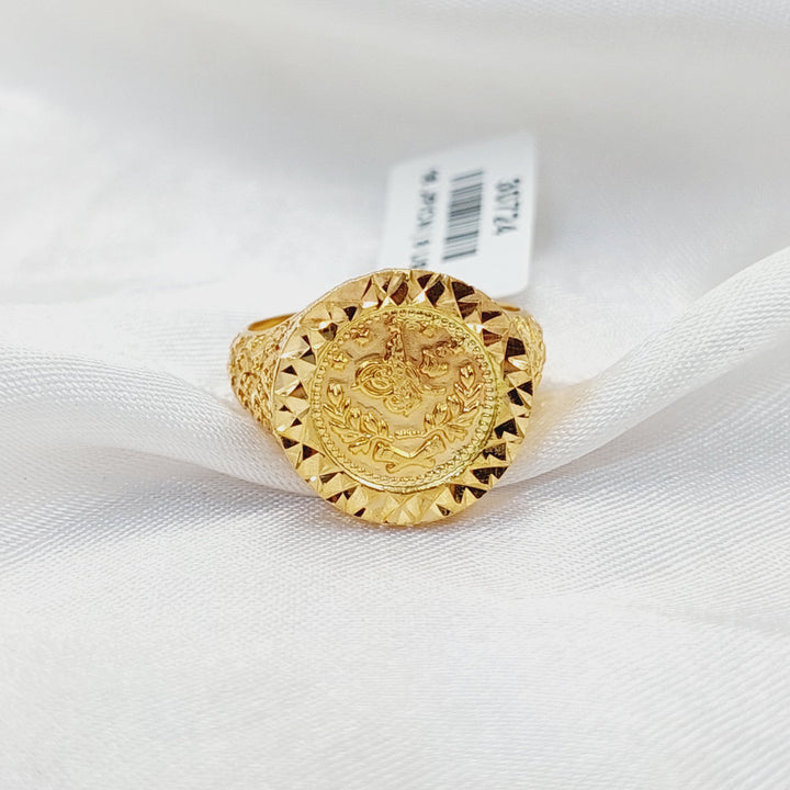 Rashadi Ring  Made Of 21K Yellow Gold by Saeed Jewelry-30724