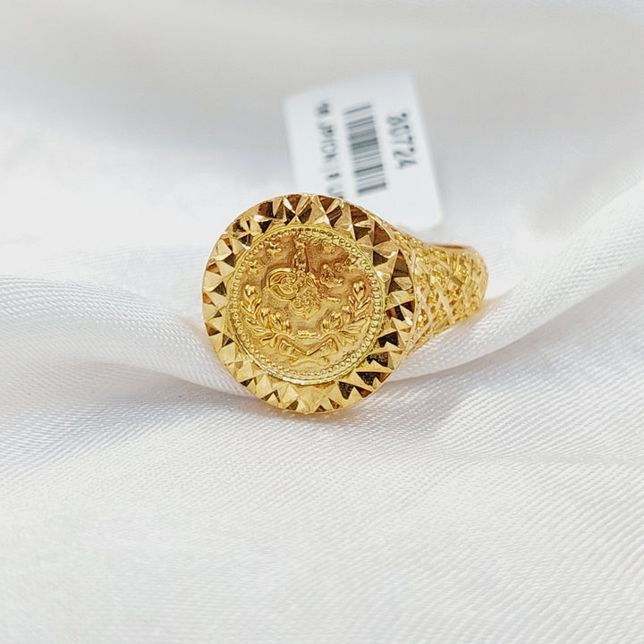 Rashadi Ring  Made Of 21K Yellow Gold by Saeed Jewelry-30724