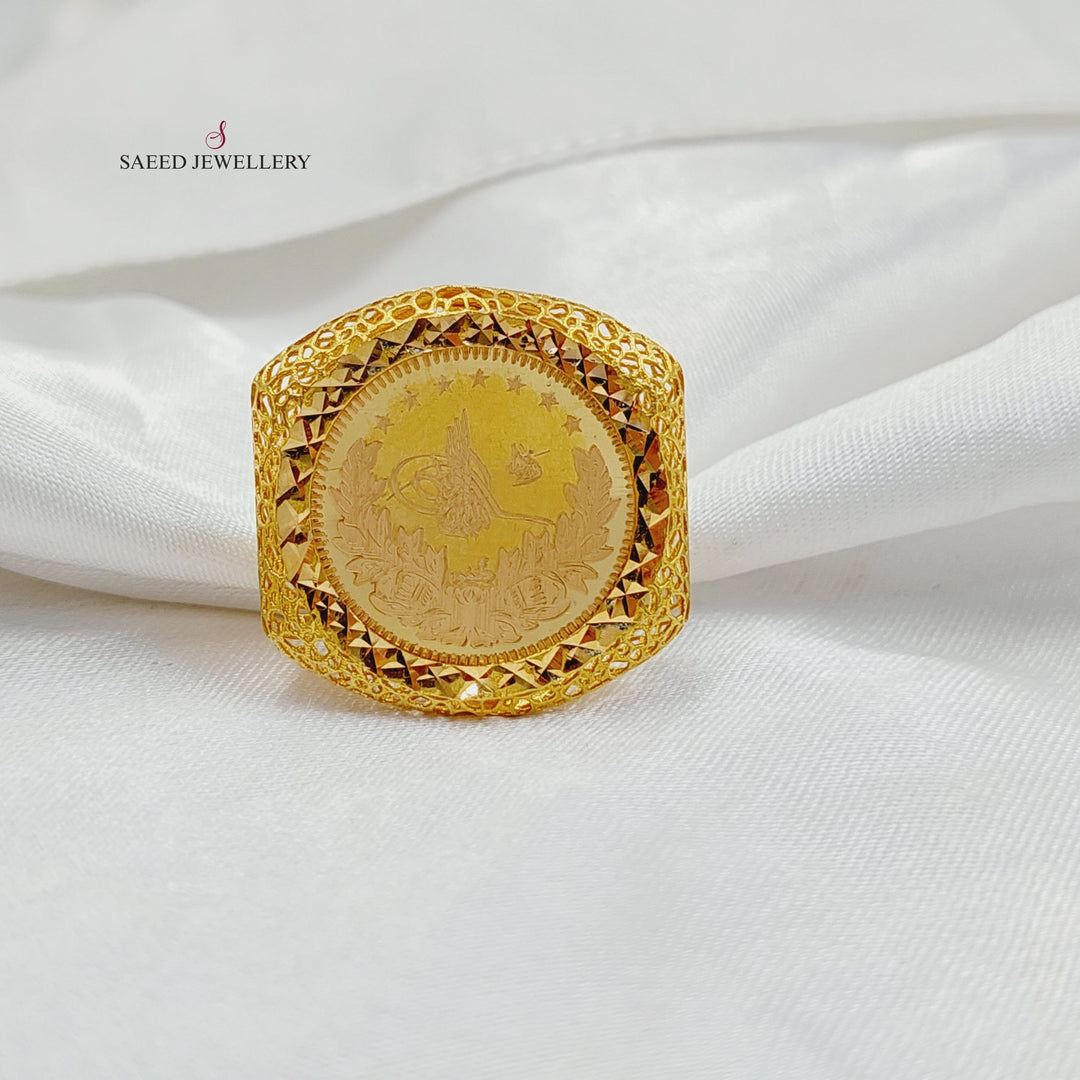 21K Gold Rashadi Ring by Saeed Jewelry - Image 4