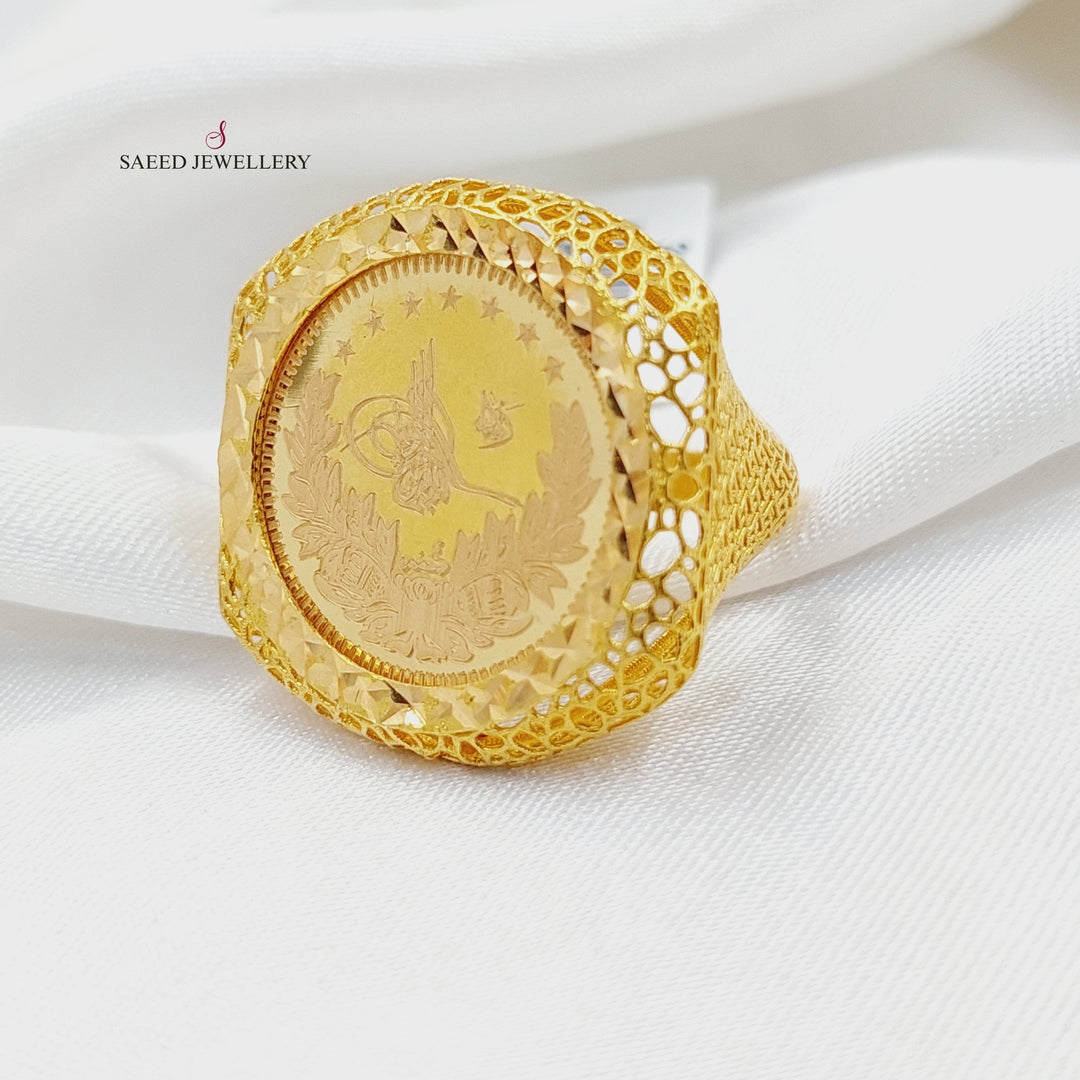 21K Gold Rashadi Ring by Saeed Jewelry - Image 1