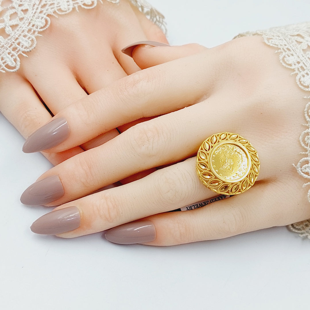 21K Gold Rashadi Ring by Saeed Jewelry - Image 6
