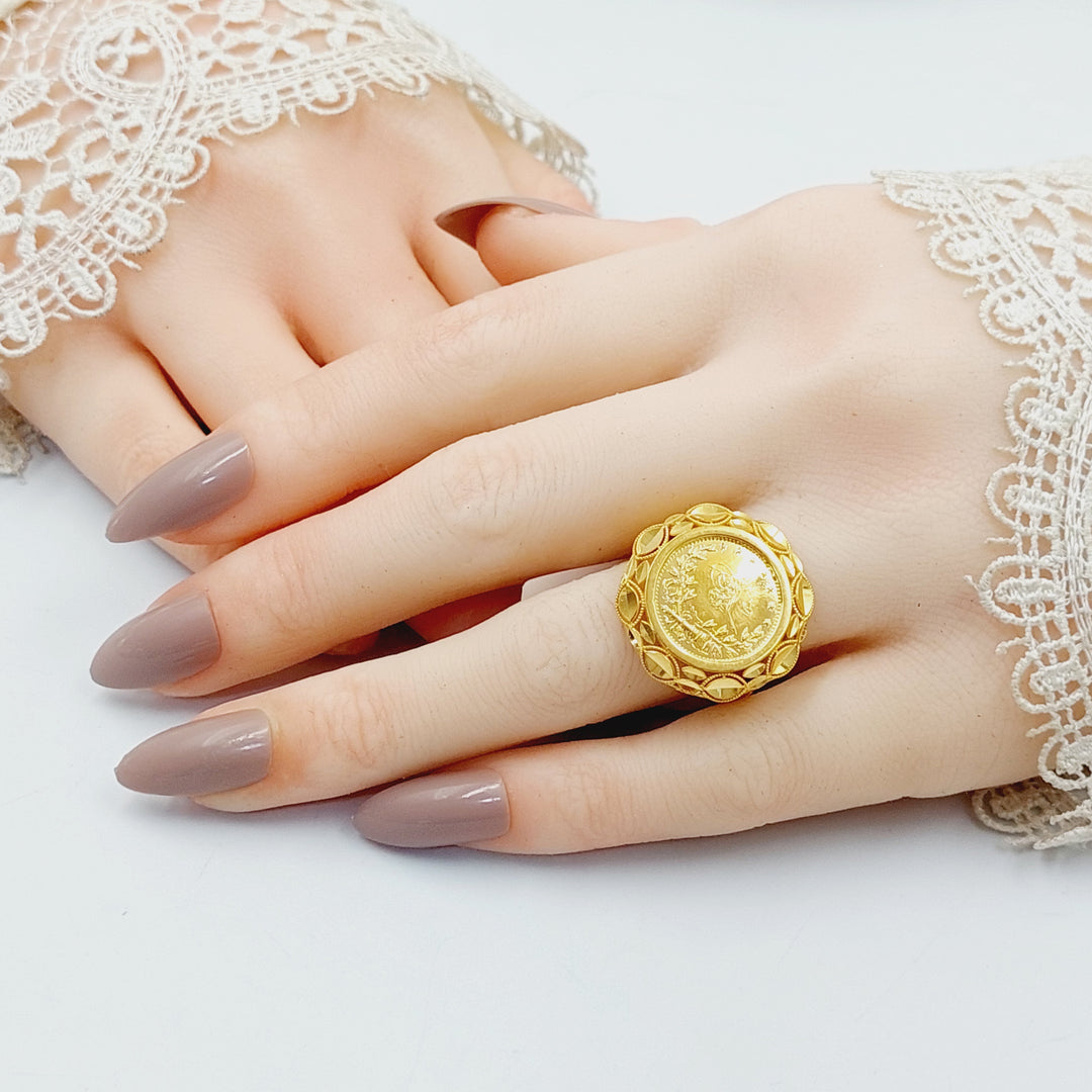 21K Gold Rashadi Ring by Saeed Jewelry - Image 6