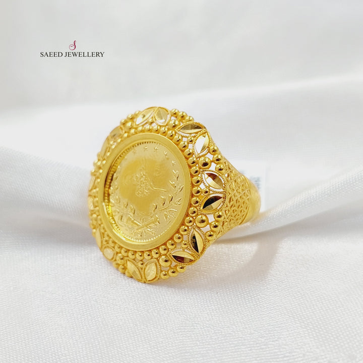 21K Gold Rashadi Ring by Saeed Jewelry - Image 1