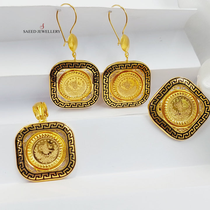 21K Gold Rashadi Set by Saeed Jewelry - Image 3