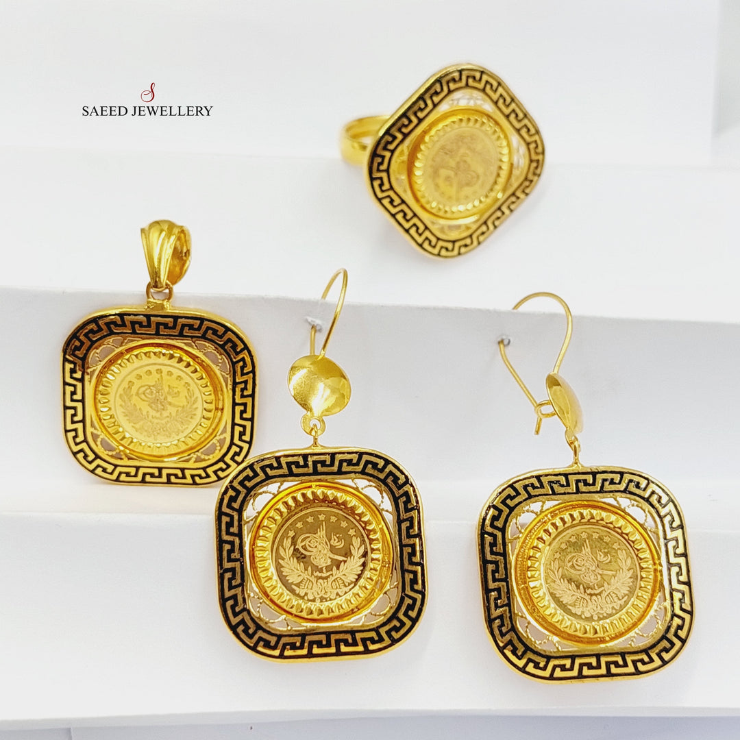 21K Gold Rashadi Set by Saeed Jewelry - Image 1