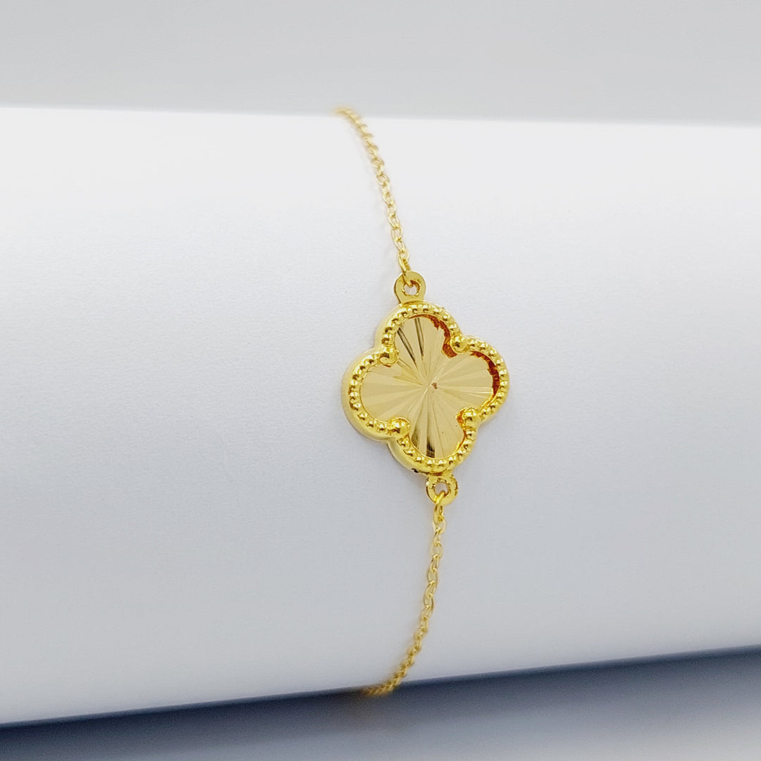 18K Gold Clover Bracelet by Saeed Jewelry - Image 1