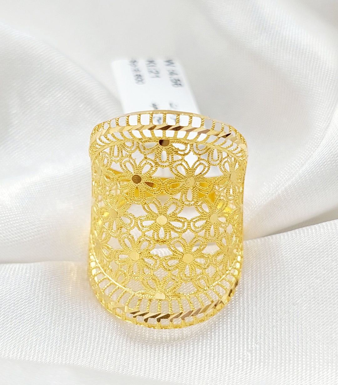 21K Gold Rose Ring by Saeed Jewelry - Image 5