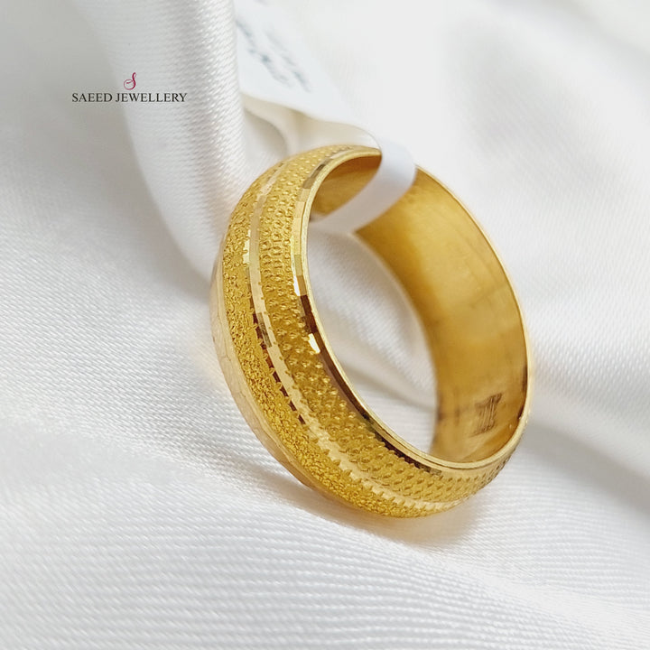 21K Gold Sanded Engagement Ring by Saeed Jewelry - Image 2