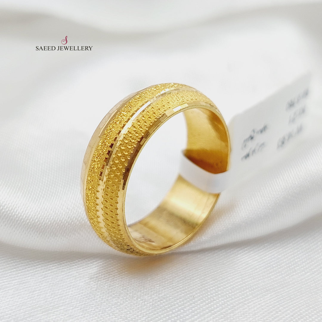 21K Gold Sanded Engagement Ring by Saeed Jewelry - Image 3
