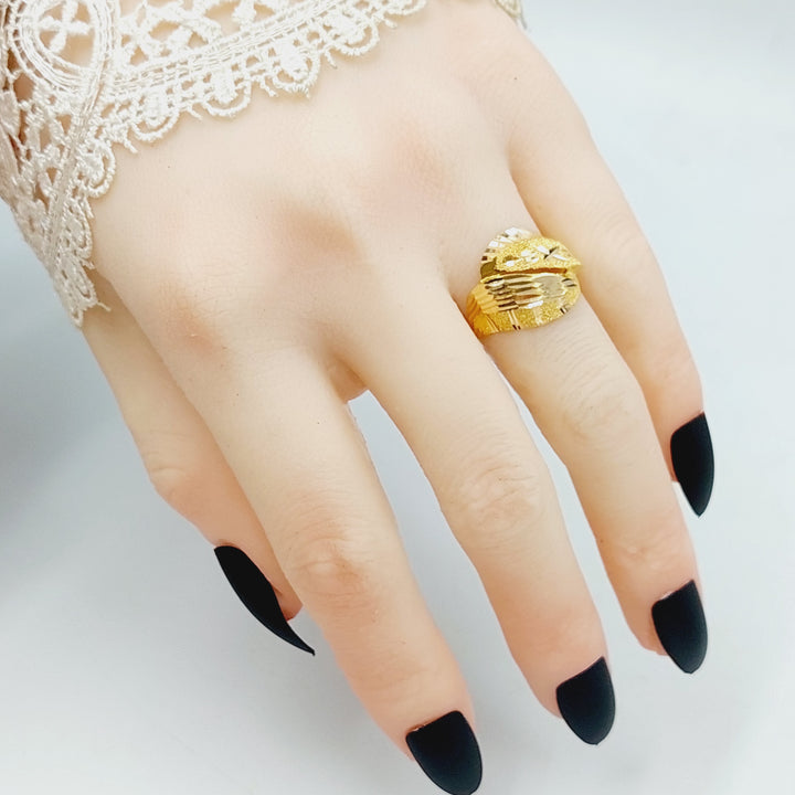 21K Gold Sanded Ring by Saeed Jewelry - Image 6