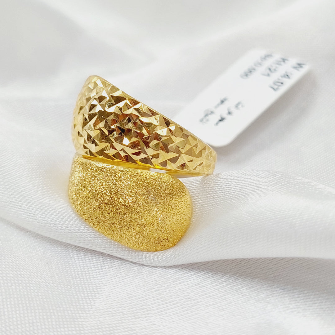 21K Gold Sanded Ring by Saeed Jewelry - Image 1