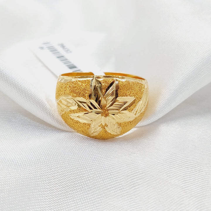 21K Gold Sanded Ring by Saeed Jewelry - Image 2