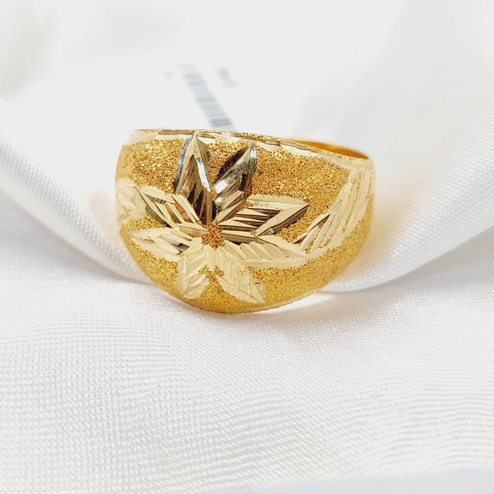 21K Gold Sanded Ring by Saeed Jewelry - Image 3