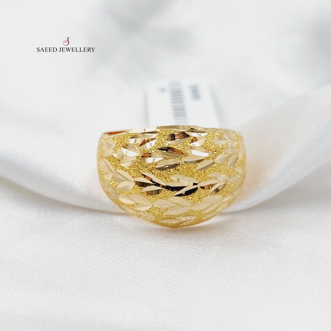 21K Gold Sanded Ring by Saeed Jewelry - Image 3