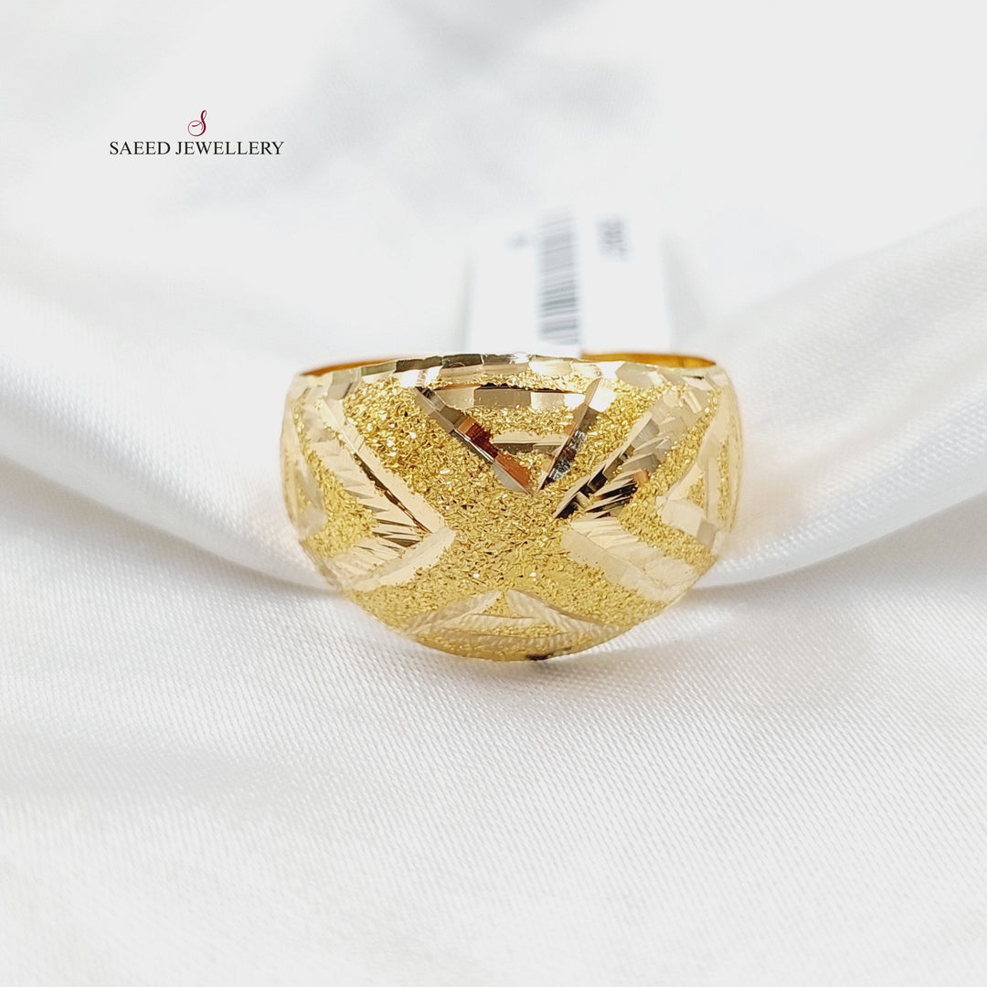 21K Gold Sanded Ring by Saeed Jewelry - Image 1