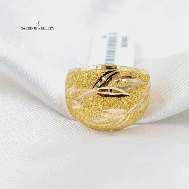 21K Gold Sanded Ring by Saeed Jewelry - Image 2