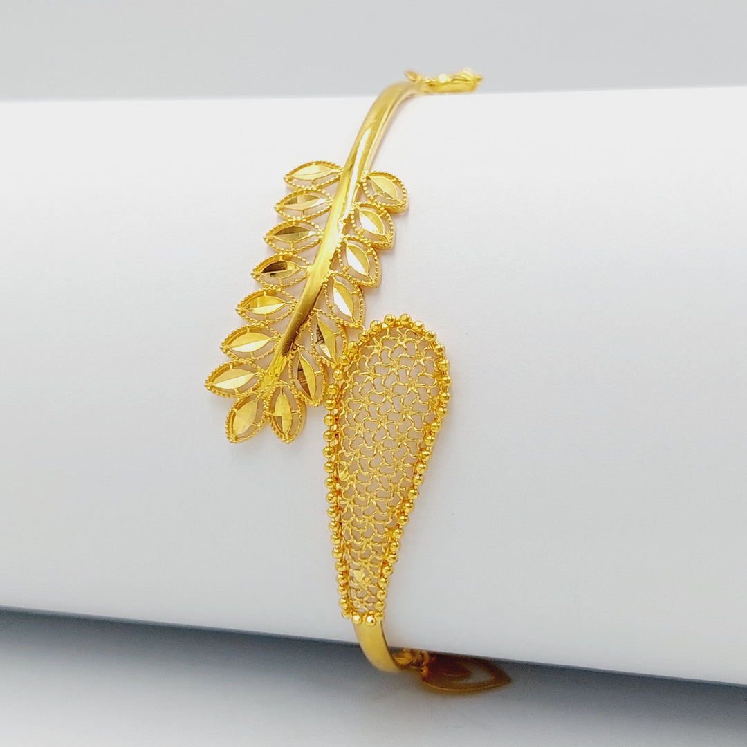 21K Gold Spike Bracelet by Saeed Jewelry - Image 1