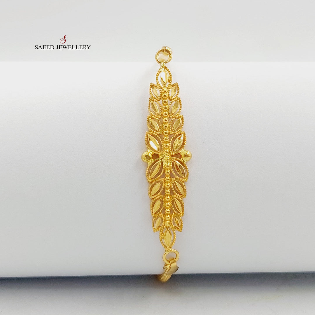 Spike Bracelet Made Of 21K Yellow Gold by Saeed Jewelry-28034