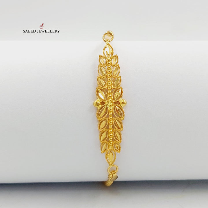 Spike Bracelet Made Of 21K Yellow Gold by Saeed Jewelry-28034