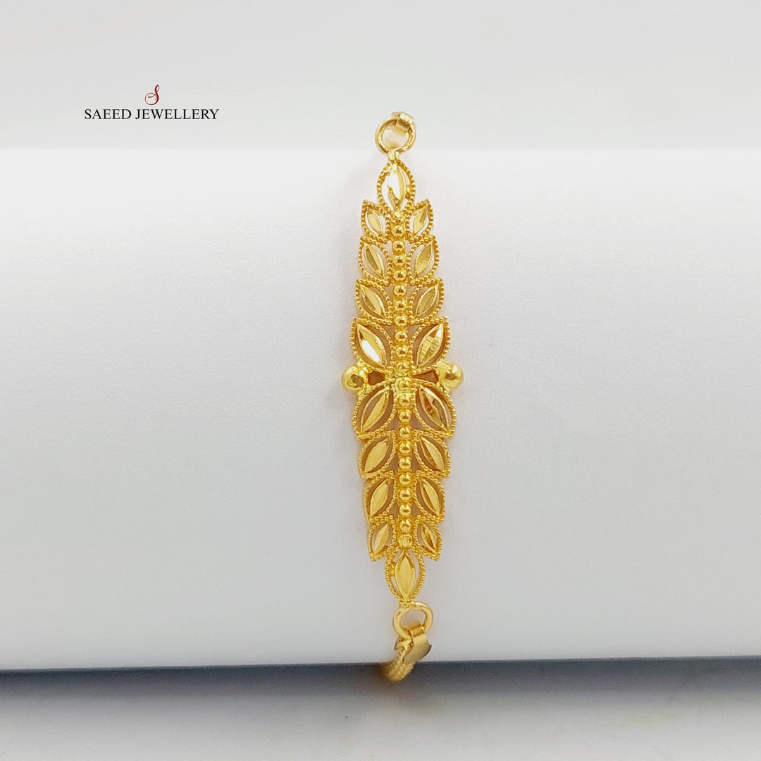 21K Gold Spike Bracelet by Saeed Jewelry - Image 5