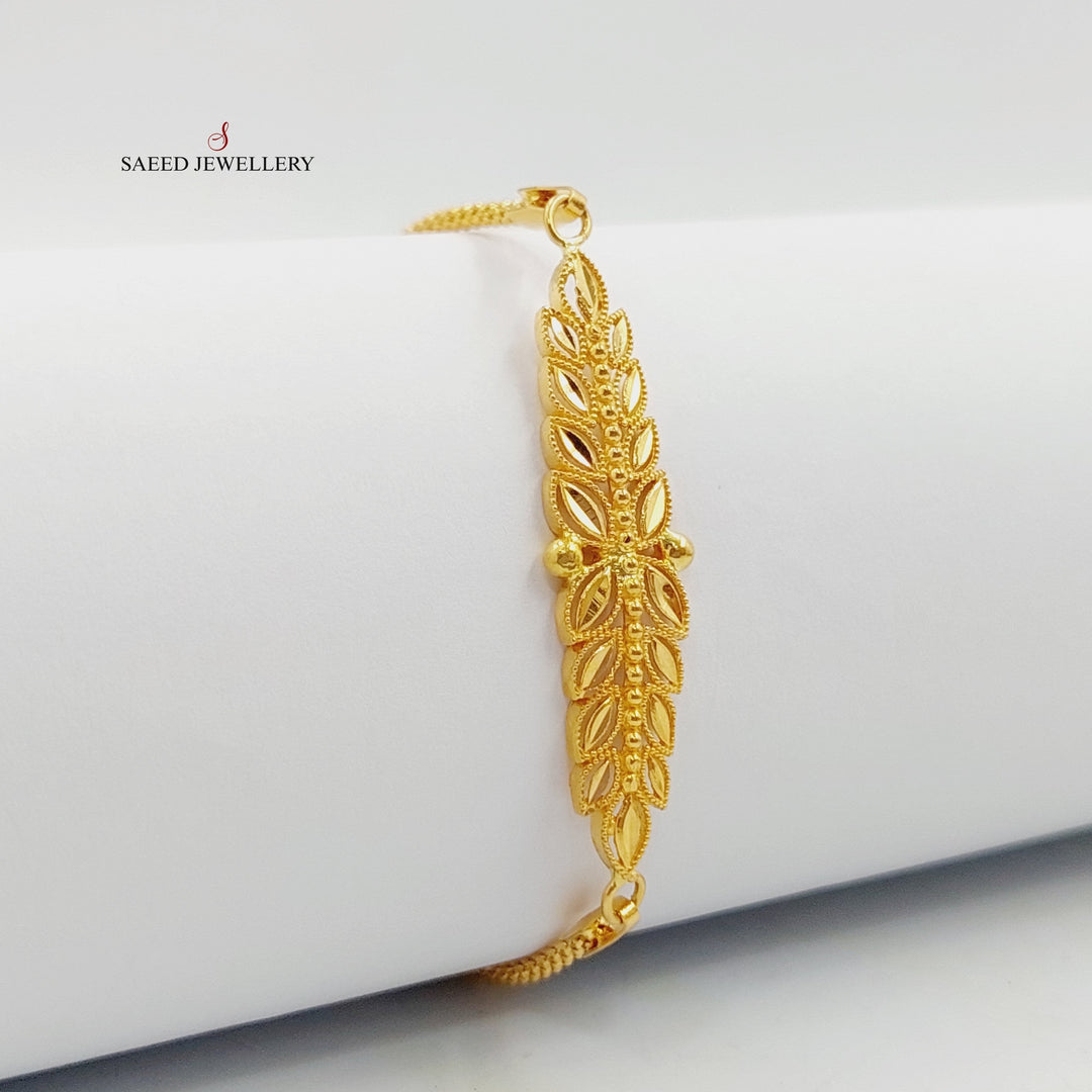 21K Gold Spike Bracelet by Saeed Jewelry - Image 1