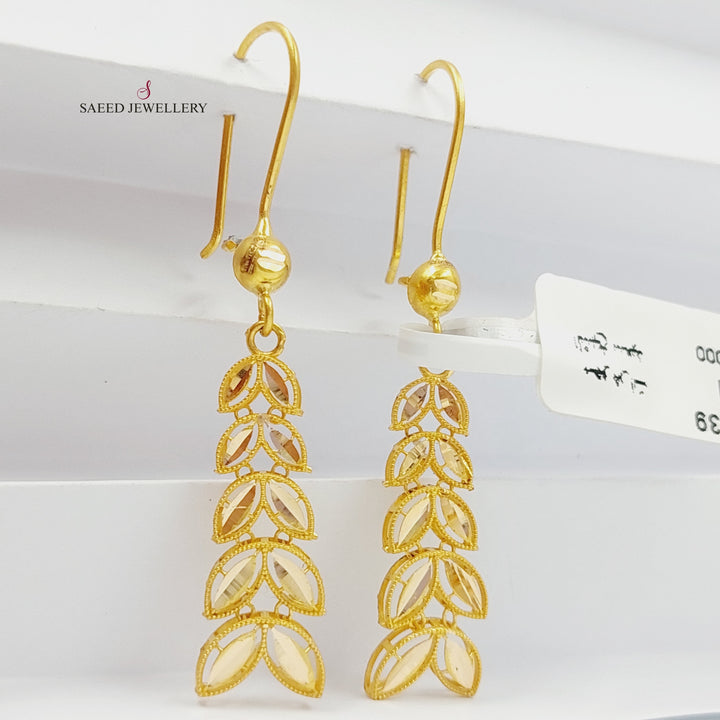 21K Gold Spike Earrings by Saeed Jewelry - Image 6