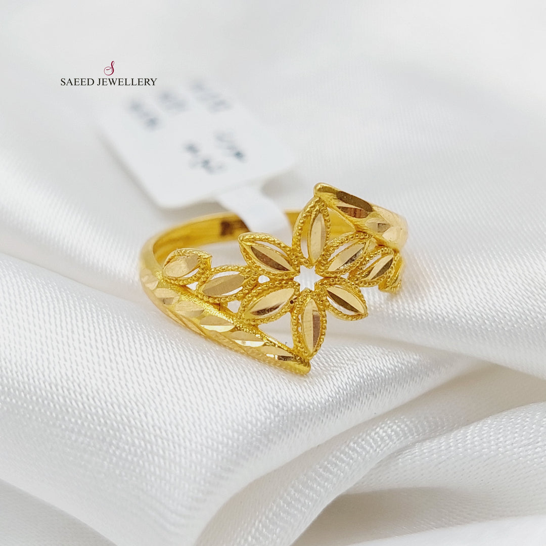 21K Gold Spike Ring by Saeed Jewelry - Image 1