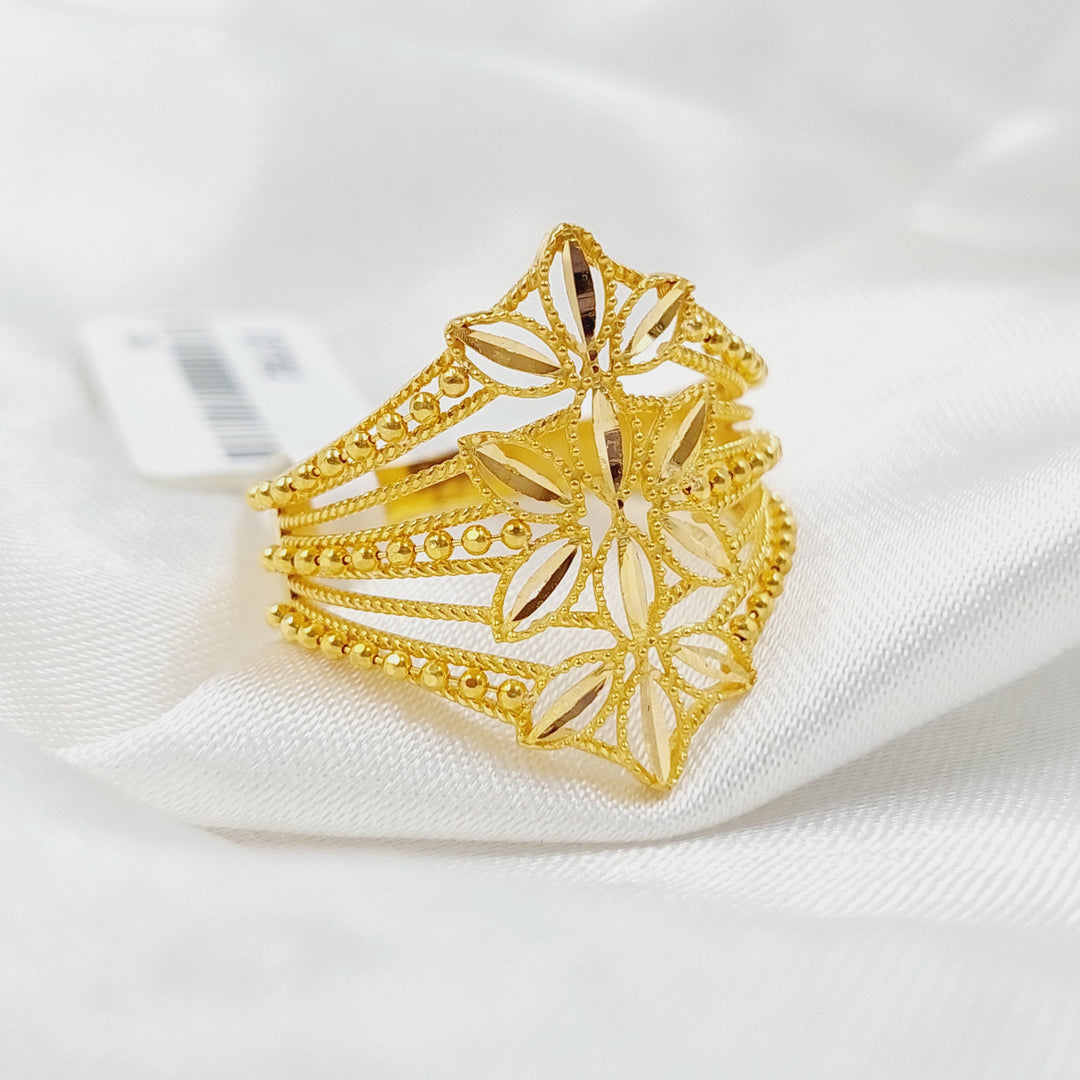 21K Gold Spike Ring by Saeed Jewelry - Image 3