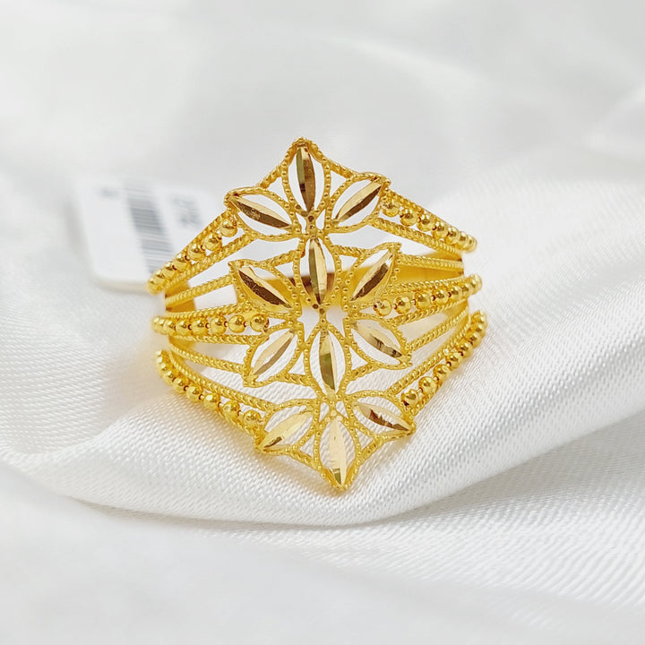 21K Gold Spike Ring by Saeed Jewelry - Image 7