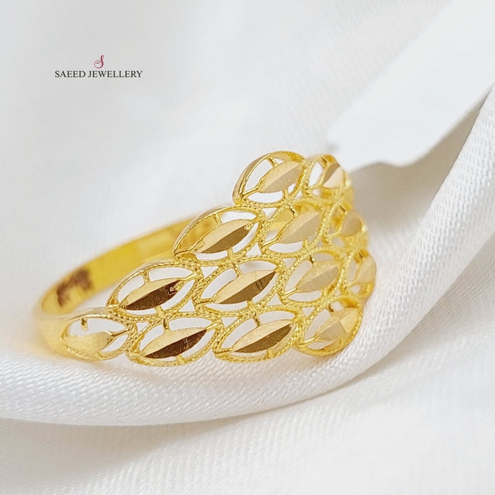 21K Gold Spike Ring by Saeed Jewelry - Image 7