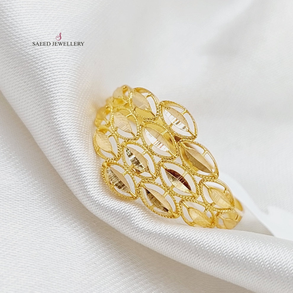 21K Gold Spike Ring by Saeed Jewelry - Image 9