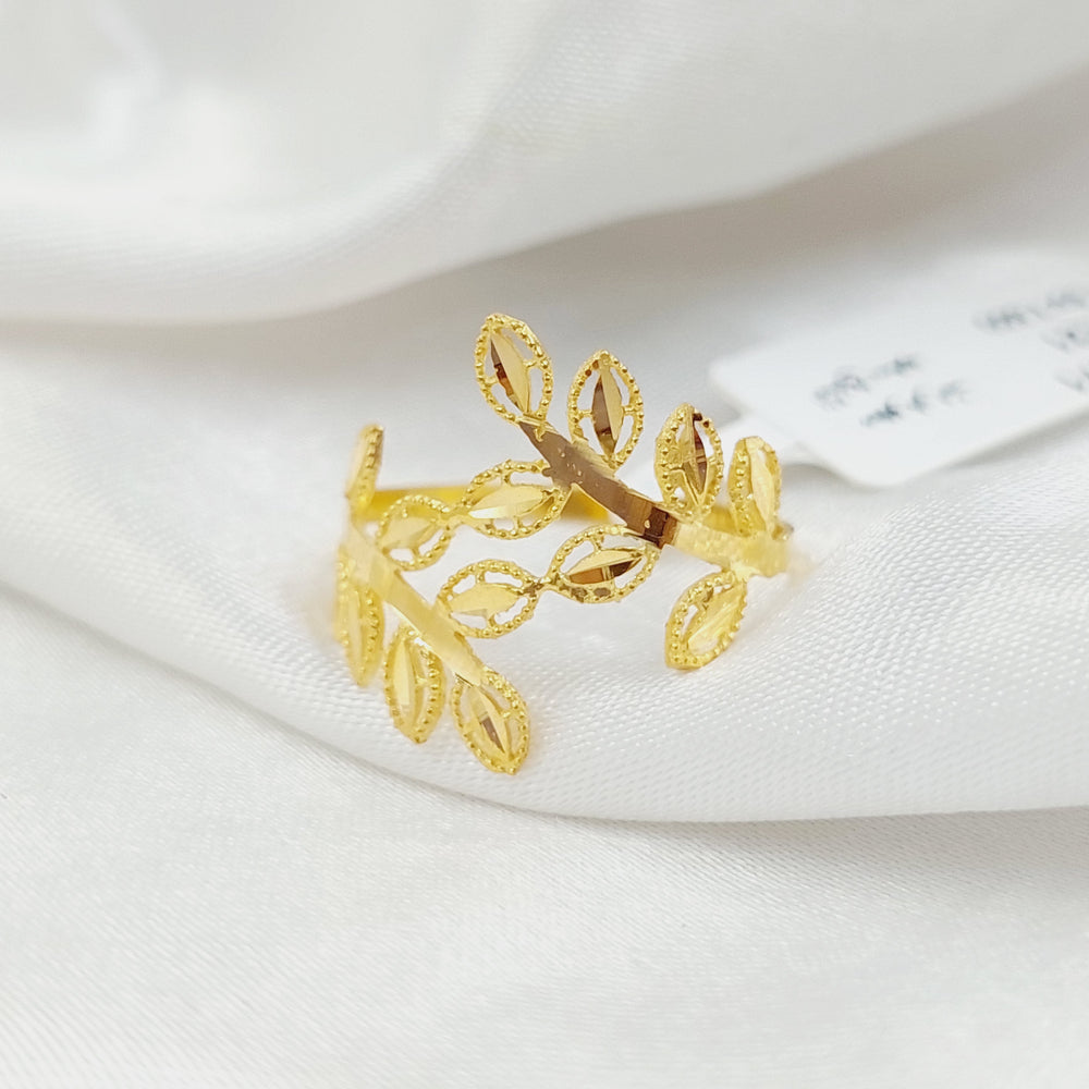 Spike Ring Made Of 21K Yellow Gold by Saeed Jewelry-28163