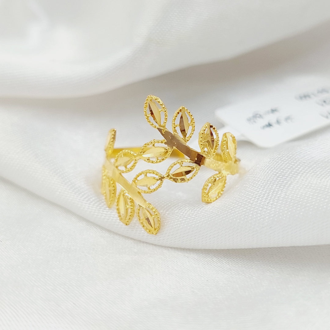 Spike Ring Made Of 21K Yellow Gold by Saeed Jewelry-28163