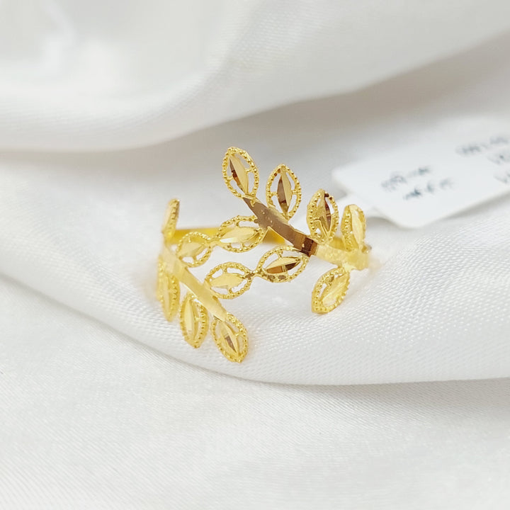 Spike Ring Made Of 21K Yellow Gold by Saeed Jewelry-28163